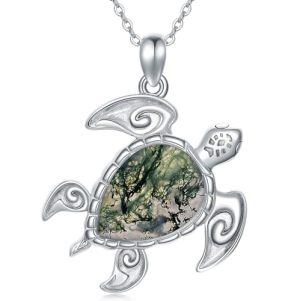 B-Sea Turtle-Moss Agate
