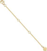 wholesale 14K Gold Adjustable Chain Extender 1 5 2 3 for Necklace Bracelet Anklet-3 inches Yellow Gold