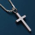 wholesale  925 Sterling Silver Cross Pendant Necklace for Men - Valentines Day Gift-0-4