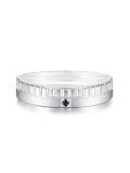TOUPOP 10k 14k 18k Gold Moissanite Couples Wedding Band Sets Engraved-0-3
