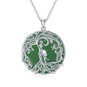 2B-Mother 1 Children-White Gold-Green Jade
