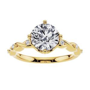 C Moissanite Ring