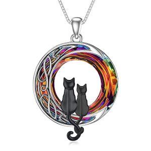 2 Cats(Black and Black)-Volcano Crystal-02-F