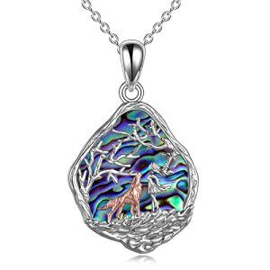 Style 5 Abalone Shell Wolf