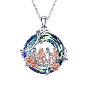 A-4 Sister-Blue Crystal