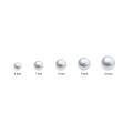 wholesale 925 Sterling Silver 14k Gold Plated Pearl Necklace Wholesale Elegant Simple Design-0-6