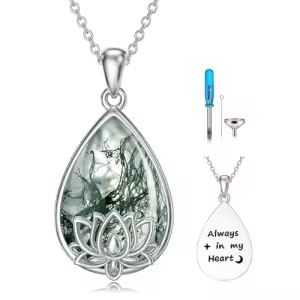 21-Lotus-Moss Agate Crystal