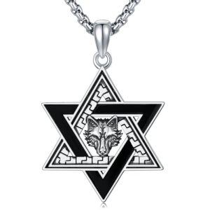 wolf star of david