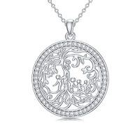 wholesale TOUPOP Christmas Gifts For Mom, Mothers And Daughter/son Necklace, 925 Sterling Silver Tree Of Life Crystal Jewelry Birthday Gifts For Women Mother Grandma Wife -color_name:I-Mother and 4 Child-Cubic Zirconia
