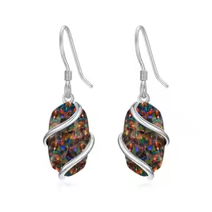 Dangle-Black Opal
