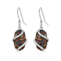 wholesale Earrings For Women 925 Sterling Silver Dainty Gemstone Dangle Drop Earrings Fine Jewelry Birthday Christmas Gifts For Women Her Mom -color_name:Dangle-Black Opal
