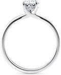 wholesale 10K 14K 18K Gold Silver Moissanite Engagement Ring 1-3ct Center Stone, Free Engraving & Customizable Size-0-1