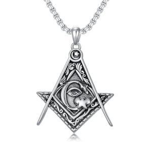 B Masonic Necklace