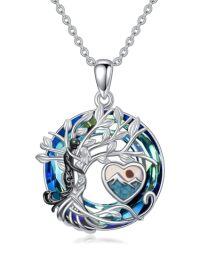 wholesale TOUPOP Crystal Mustard Seed Necklace S925 Sterling Silver Tee Of Life Pendant Faith Jewelry Gifts For Women -style_name:Mustard seed for her b