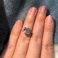 wholesale 10K Wedding Ring with Diamond Accent Band-0-10
