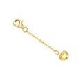 wholesale 14K Gold (Au585) Nickel-Free Hypoallergenic Jewelry Extender Chain - 1/2/3 Inch with Lobster Clasp - Lead-Free, Highly Polished for Sensitive Skin-0-0