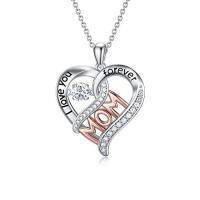 wholesale Gift For Mom/sister 925 Sterling Silver Sister/mom Necklace Jewelry Birthday Christmas Gifts For Women -style_name:B007-Mom Necklace