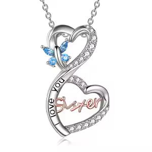 I Love You Sister with Butterfly