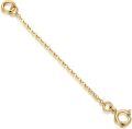 wholesale 14K Solid Gold Nickel-Free Hypoallergenic Necklace Extender Chain 2 3 4 Inch for Jewelry Charms Chokers Bracelets Gift-0-0