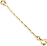 wholesale 14K Solid Gold Nickel-Free Hypoallergenic Necklace Extender Chain 2 3 4 Inch for Jewelry Charms Chokers Bracelets Gift-Yellow Gold