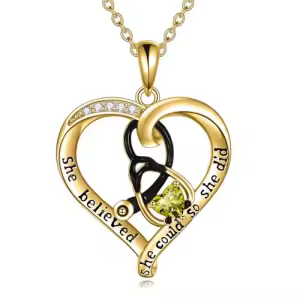 08 Aug-Peridot-Yellow Gold Plated