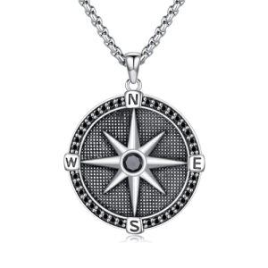B Cubic Zirconia Star Compass