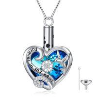 wholesale TOUPOP Urn Necklaces For Ashes Sterling Silver Cremation Jewelry For Ashes Urns For Human Ashes Pendant Necklace With Funnel Filler Kit -style_name:Hummingbird Urn Necklace