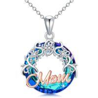 wholesale Gift For Mom/sister 925 Sterling Silver Sister/mom Necklace Jewelry Birthday Christmas Gifts For Women -style_name:B010-Mom Necklace