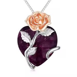 6-June-Rose-Heart Crystal