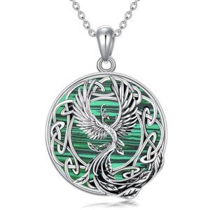 Malachite Phoenix Necklace