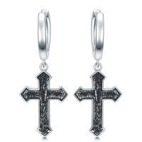 wholesale 925 Sterling Silver Earrings For Men Women Dangle Earrings -style_name:Black Earrings