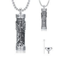 wholesale TOUPOP Saint Urn Necklace For Men Women, 925 Silver Sterling Religion Urn Pendant Cremation Jewelry For Ashes Necklace Memorial Keepsake Jewelry Gifts For Men Father Son -style_name:A01-St Michael