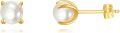 wholesale 14K Gold AAA Freshwater Pearl Earrings, 6mm 8mm 10mm, Round Smooth White Pearls, Gift Box, Sensitive Skin Friendly-0-0