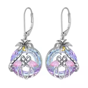 Two Flamingo Earrings