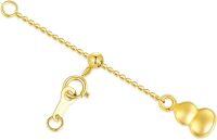 wholesale 18K Gold (Au750) Nickel-Free Lead-Free Hypoallergenic Jewelry Extender Chain 1-6 Inch with Lobster Clasp-3inch