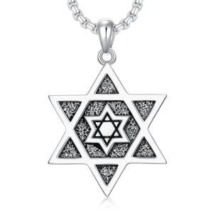 B Star of David Necklace