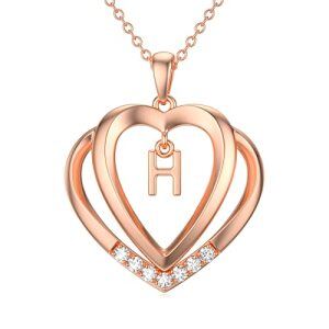 Rose Gold - H Initial
