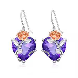 06-June-Rose-Heart Crystal
