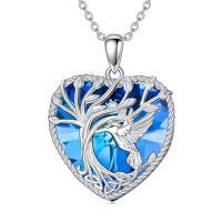 wholesale Tree Of Life Necklace Valentines Day Gifts For Her S925 Sterling Silver Crystal Celtic Tree Of Life Pendant Abalone Tree Of Life Jewelry For Women, Tree Of Life Gifts For Women Mom Girlfriend -style_name:Crystal Celtic Tree of Life