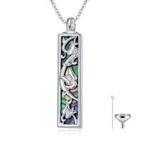 wholesale Urn Necklaces For Ashes 925 Sterling Silver Abalone Shell Cremation Jewelry For Ashes Keepsake Locket Pendant For Women Human For Ash For Loved Ones -style_name:butterfly