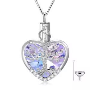 Purple Crystal Tree of Life Urn