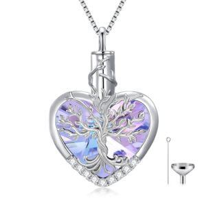 Purple Crystal Tree of Life Urn