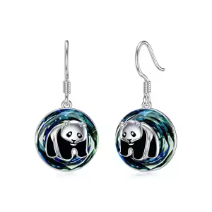 Panda earrings