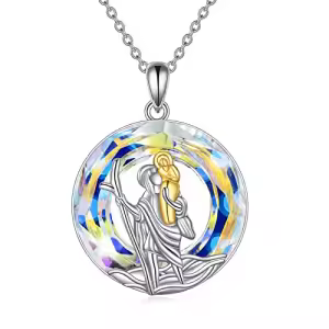 St Christopher-Aurore Boreale Circle Crystal