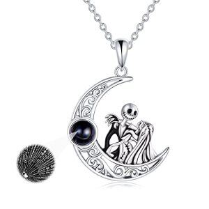 100 languages I Love You -Jack and Sally Necklace