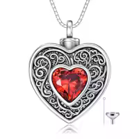 TOUPOP Sterling Silver Tree Of Life Urn Necklace Holds Ashes With Filler Kit-style_name:2-Celtic Knot