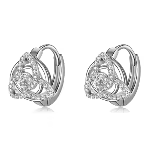 2-Celtic Trinity Knot Earrings