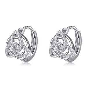 2-Celtic Trinity Knot Earrings