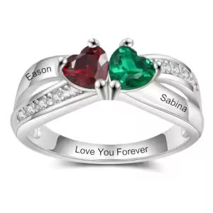 D-Birthstone Ring For Mom