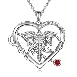 Heart RN Necklace